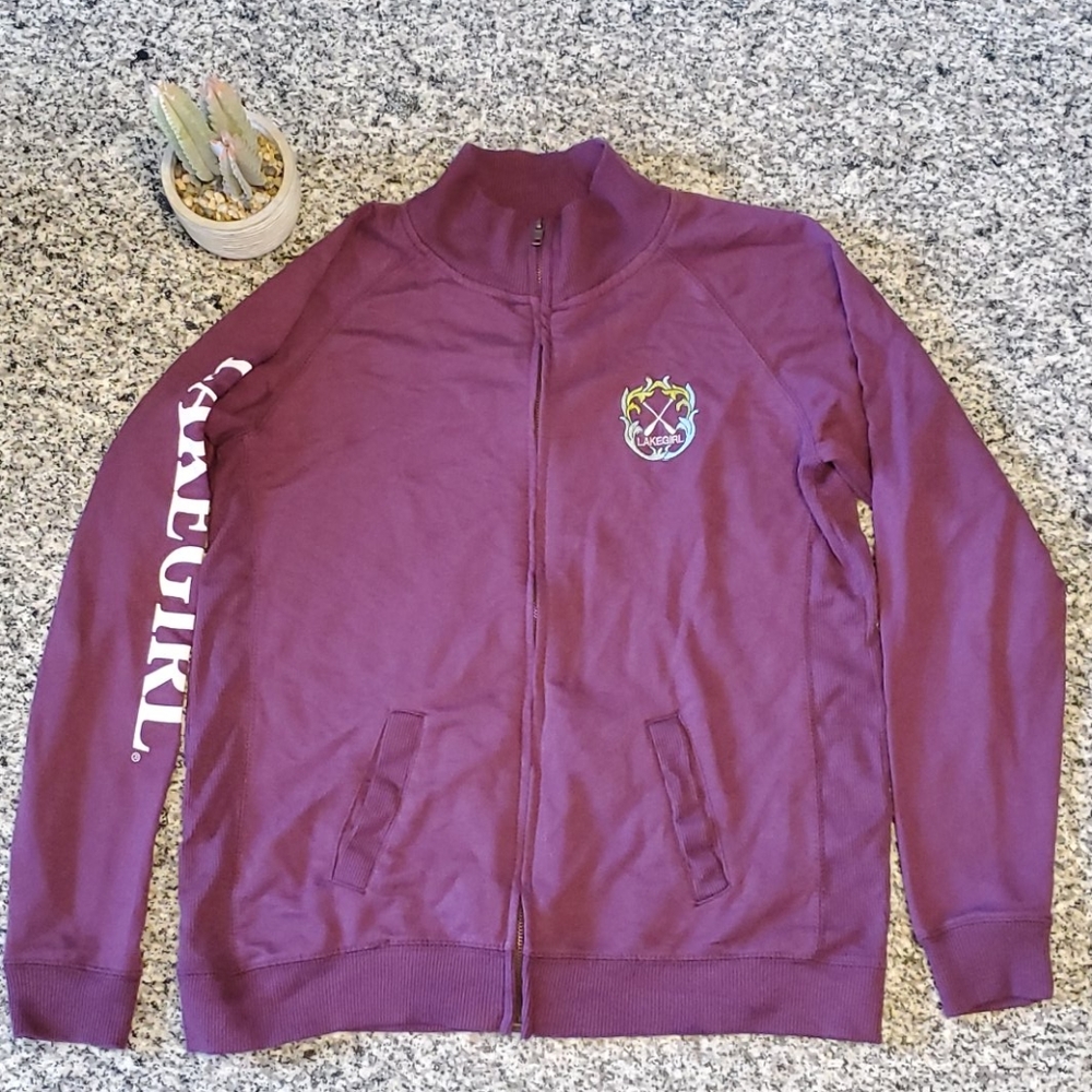 LAKEGIRL track jacket. Like New!